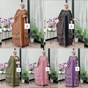 Kaftan Motif Dewi Rayon Tebal Jumbo Ld 180cm viral
