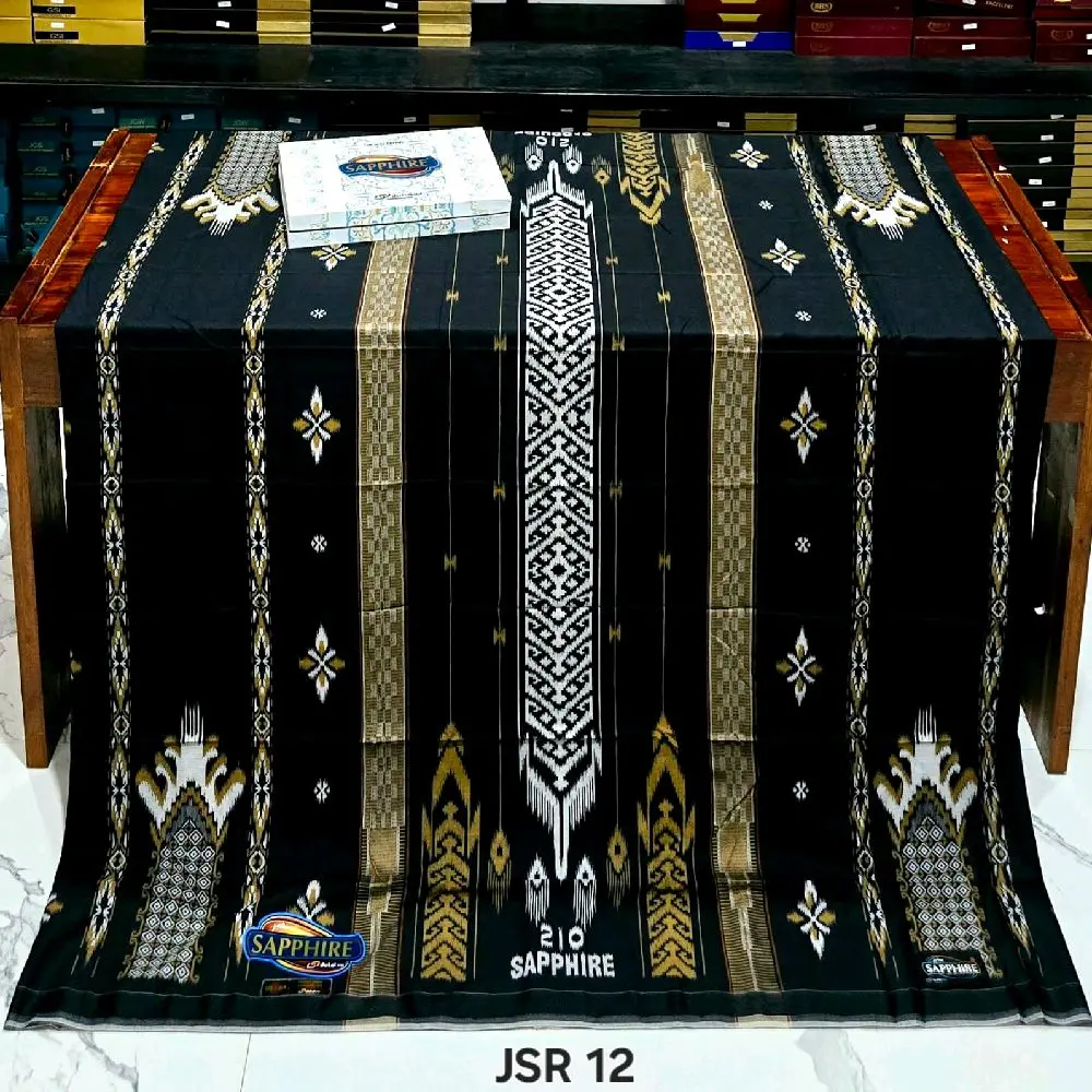 SHAPIRE Stk Jsr full songket timbul hitam elegan Songket