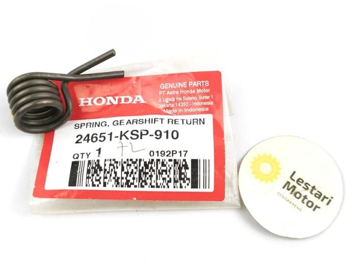 Gambar HONDA SPRING GEARSHIFT RETURN PER OPERAN OVERAN GIGI MEGAPRO NEW VERZA FI MEGAPRO FI 24651KSP910 AHM dari Lestari Motor 2 Kota Administrasi Jakarta Barat Tokopedia