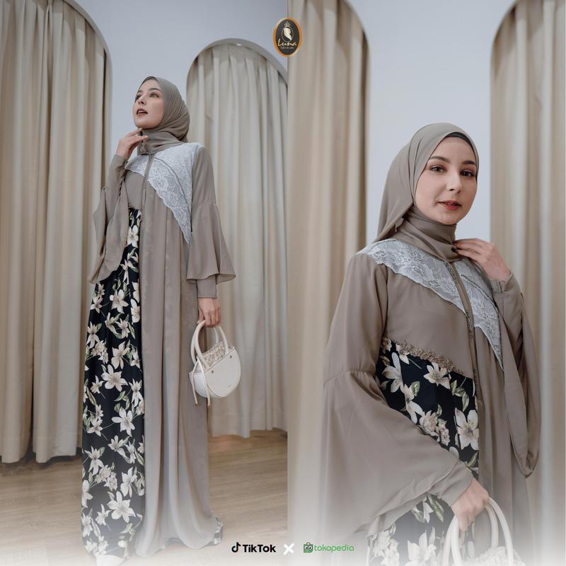 Gamis G.425 Arishya 1 Luna Hijab Indonesia 2
