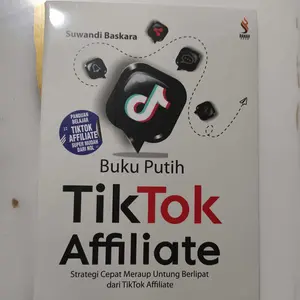 2 paket buku putih tik tok affiliate,kitab hitam tik tok affiliate