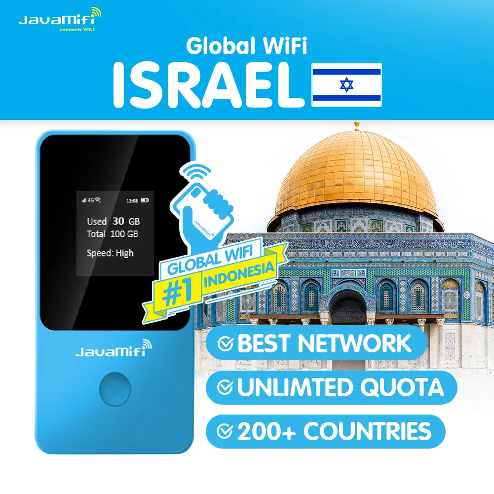 JavaMifi 4G Global Wifi Israel Unlimited | Sewa Wifi | Travel Wifi Israel