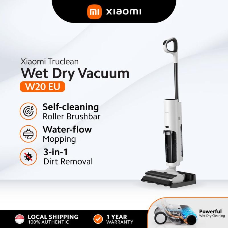 Xiaomi Truclean W20 Wet and Dry Cordless Vacuum Cleaner | Self-Cleaning ...