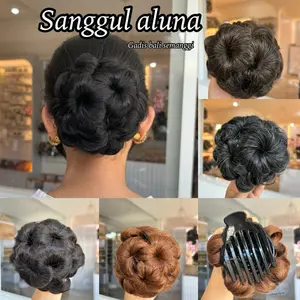 Sanggul aluna/ sanggul modern