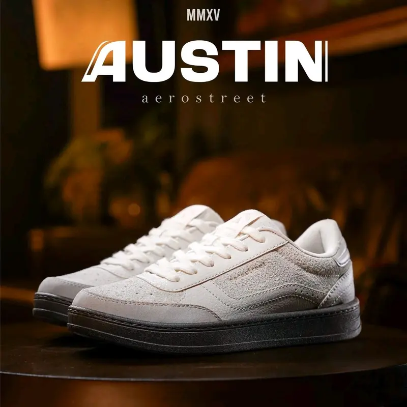 Aerostreet Austin Series - Sepatu Sneakers Kasual Pria Wanita 2
