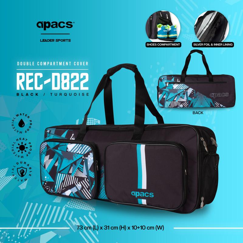 APACS PREMIUM TOURNAMENT BADMINTON RACKET COVER BAG D822 - TikTok Shop ...