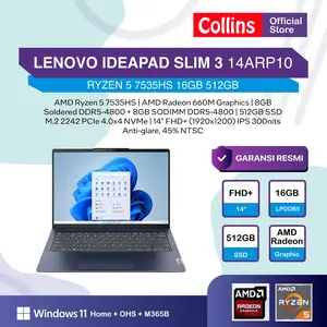 LENOVO IdeaPad Slim 3 14ARP10 Ryzen 5 7535HS 16GB 512GB W11 OHS