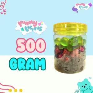 [HALAL] YUMMYLICIOUS PERMEN GUMMY CANDY JELLY VIRAL 500GR TOPLES MIX TIDAK BISA REQUEST