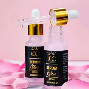 CCC Serum Glow Retinol Niacinamide 5% - Serum Wajah dengan Retinol dan Niacinamide untuk Kulit Cerah dan Sehat 20 gr