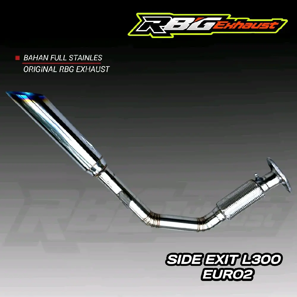 KNALPOT CUMI CUMI DARAT PNP L300 SIDE EXIT / BUANG SAMPING Motorcycle Asli