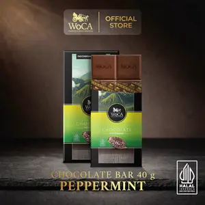 WoCA Cokelat Peppermint Premium Chocolate Bar 40 gram