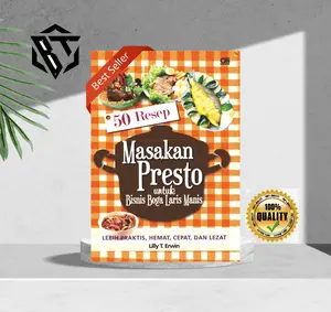 Buku 50 Resep Masakan Presto untuk Bisnis Boga Laris Manis Lebih Praktis, Hemat, Cepat, dan Lezat