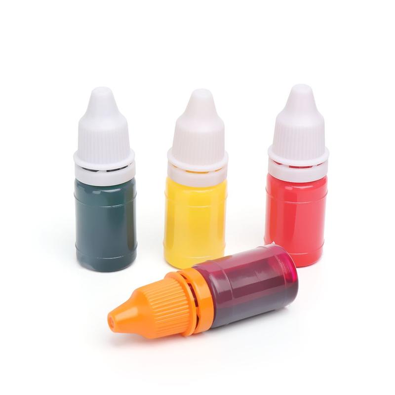 8ml 9 Color Hot Useful Inkpad Oil DIY craft Flash Refill Ink Photosensitive Seal Stamping Machine Scrapbooking 4