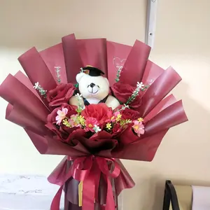 Rina florist buket wisuda. buket bunga. buket uang latex d