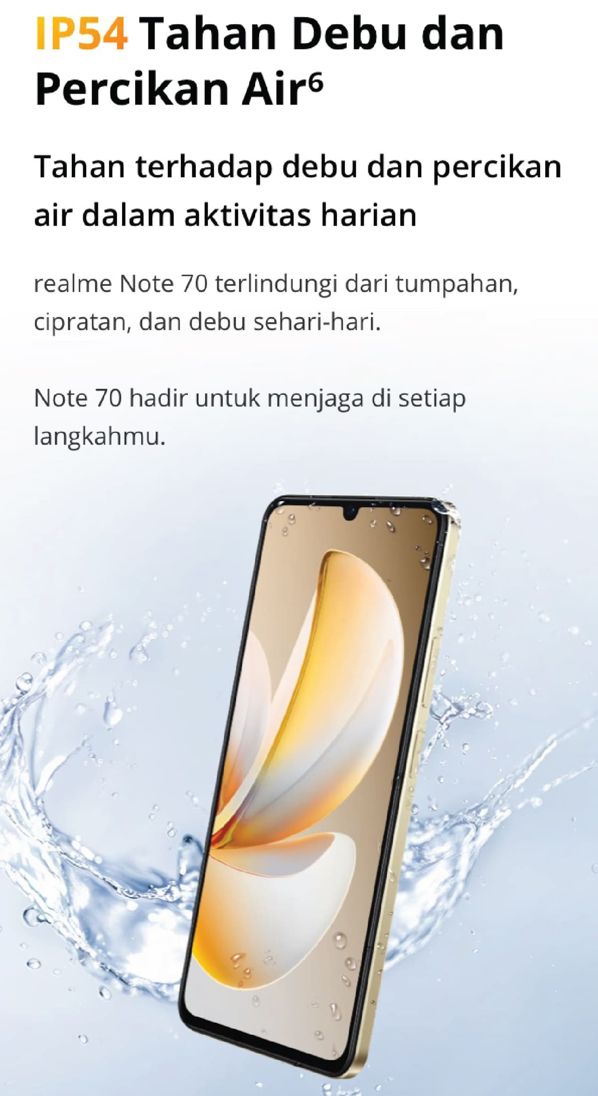 [TONI CU EXCLUSIVE] realme Note 70 4GB+8GB*|64GB | Titan Battery 6300mAh | Shock Resistance Military Grade | Ultra Slim Design