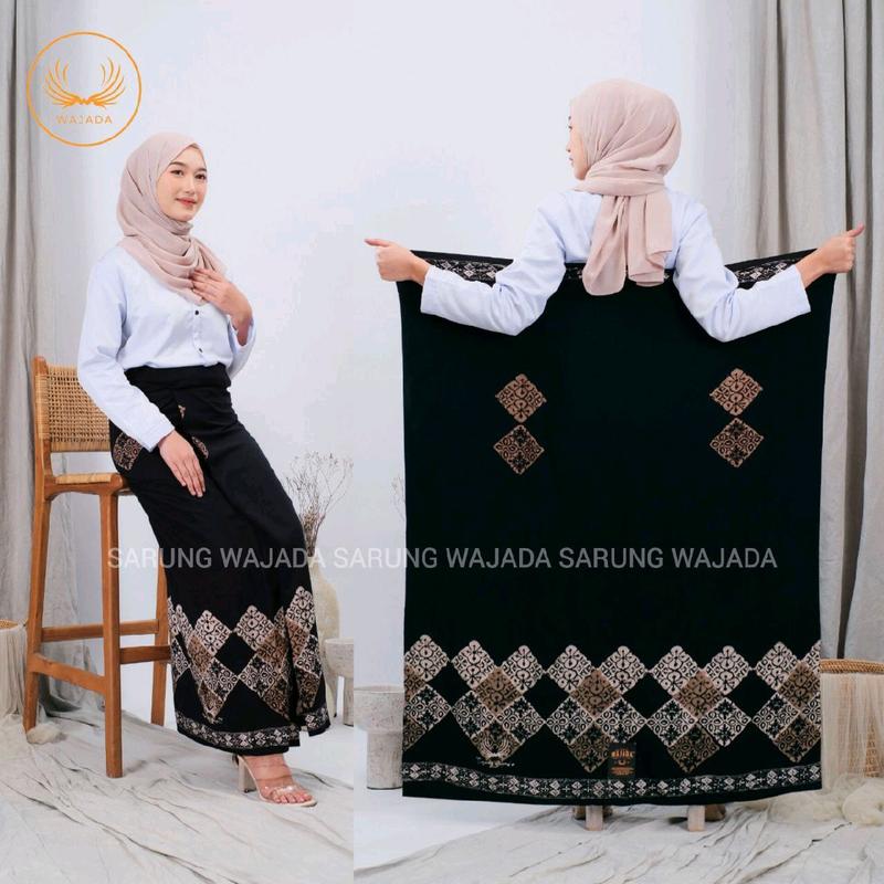 (BIGSIZE) SARUNG AQIL SARUNG WAJADA SARUNG GOYOR SARUNG CAP WANITA TERMURAH Santri 6