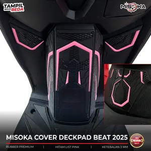 Misoka Deck pad Cover Beat Deluxe 2024 Street 2024 keyless Aksesoris motor Honda Murah Beat Deluxe generasi ke 2