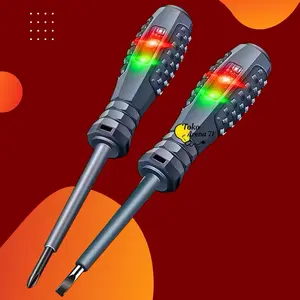Test Pen Alat Cek kelistrikan Obeng Tespen Induksi Tester Lokasi Kabel Arus Putus Testpen Tes Pen Plus Minus