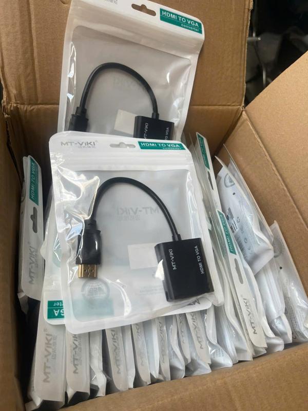 Cáp Chuyển HDMI to VGA MT-ViKi Hỗ Trợ Độ Phân Giải Full HD 1080P MT-M02