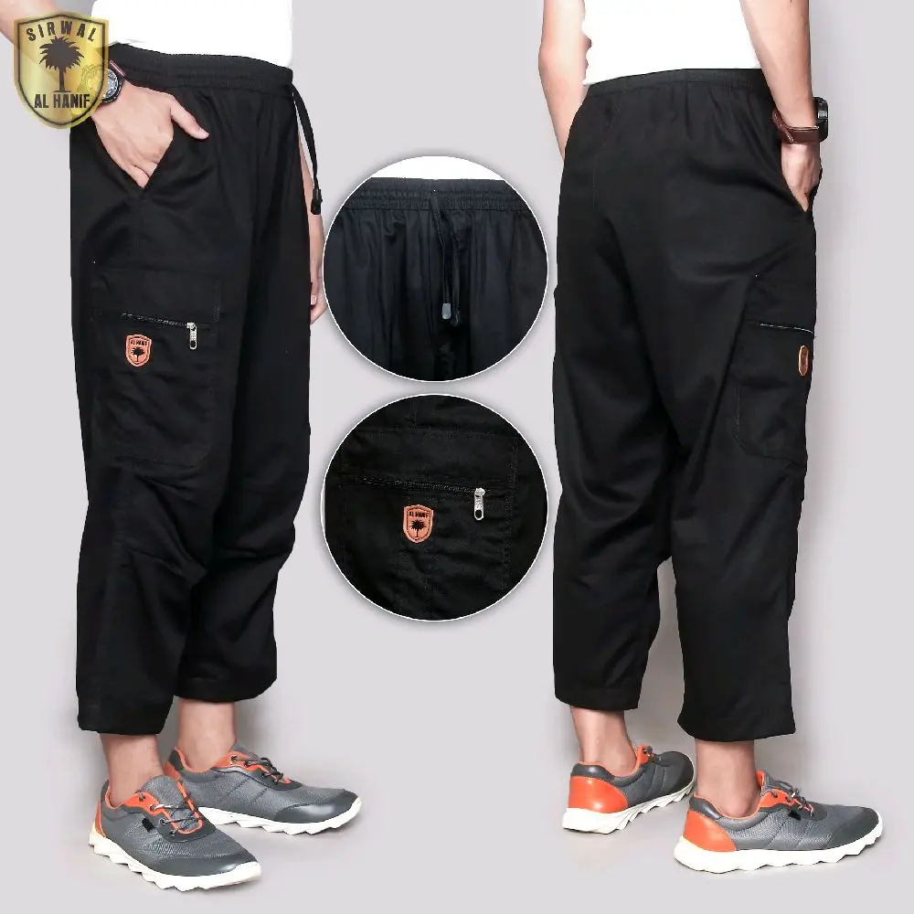 Celana Sirwal Safar Alhanif (SCX) Pria Muslim Dewasa, Size M, L, XL