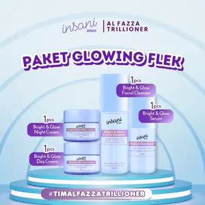 PAKET GLOW INSANI SKINCARE ORIGINAL(flek) Insani Skincare Official Pemutihan Semua Jenis Kulit Memudarkan Mencerahkan Membersihkan Aging
