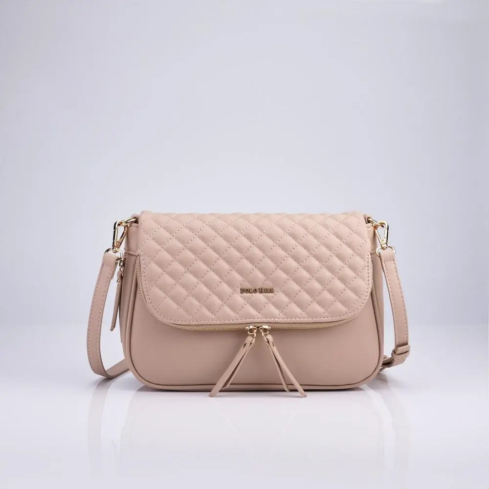 POLO HILL Ladies Quilted Flap Crossbody Sling Bag PHC-HB2148