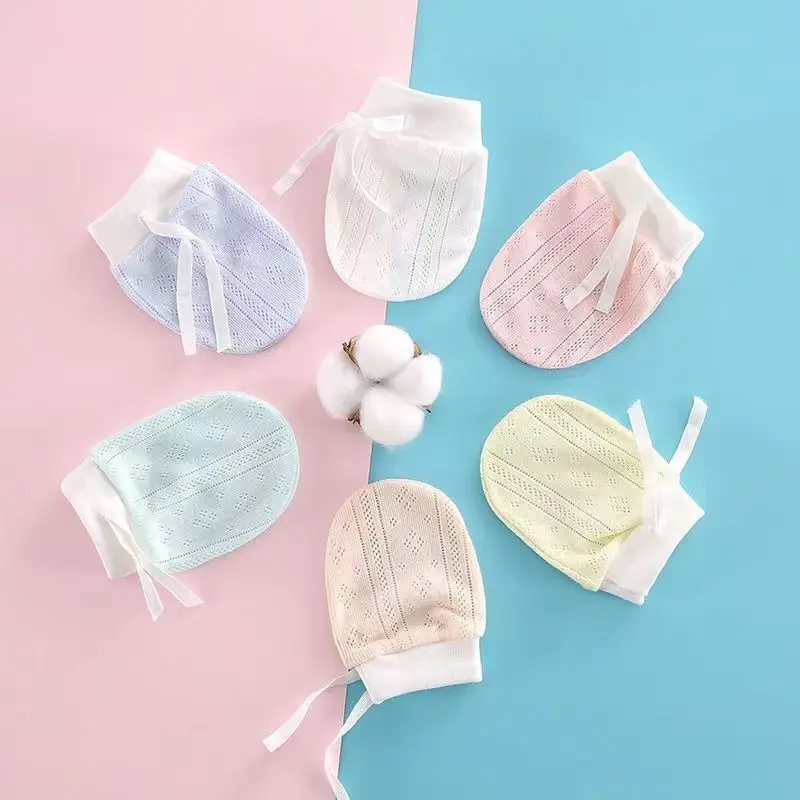 Găng Tay Bông Cho Em Bé Mềm Mại Và Thoáng Khí, Chống Trầy Xước, Thích Hợp Cho Trẻ Sơ Sinh, Găng Tay, Găng Tay Mặt 1