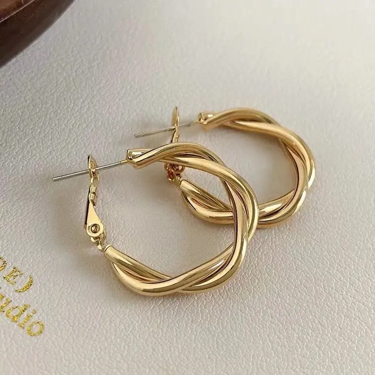 PH26 Anting Hoops  Lingkaran Bulat Wanita 3