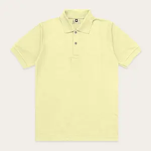 Reckblud - Polo Shirt Polos Terkeren Unisex Baju Santai Baju Kerja Brand Quality Yellow Milk polo outfit Panjang Pria