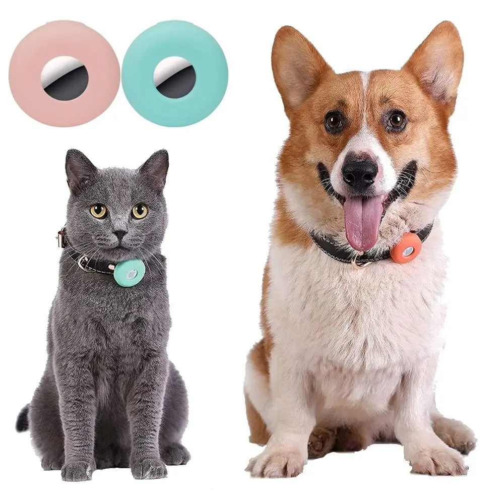 Portable for Kid Pet Pet Tracker Anti-loss Dog Collar Clip Cover Air Tag Holder Locator Protective Sleeve Case