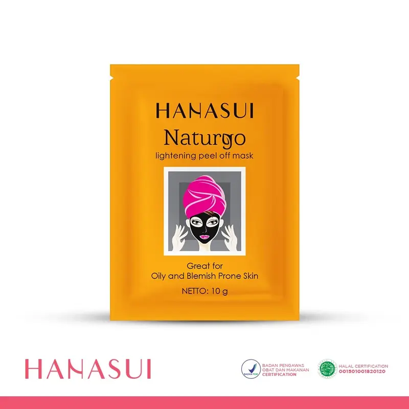 [De'Vea] HANASUI NATURGO BLACK PEEL OFF MASK 1