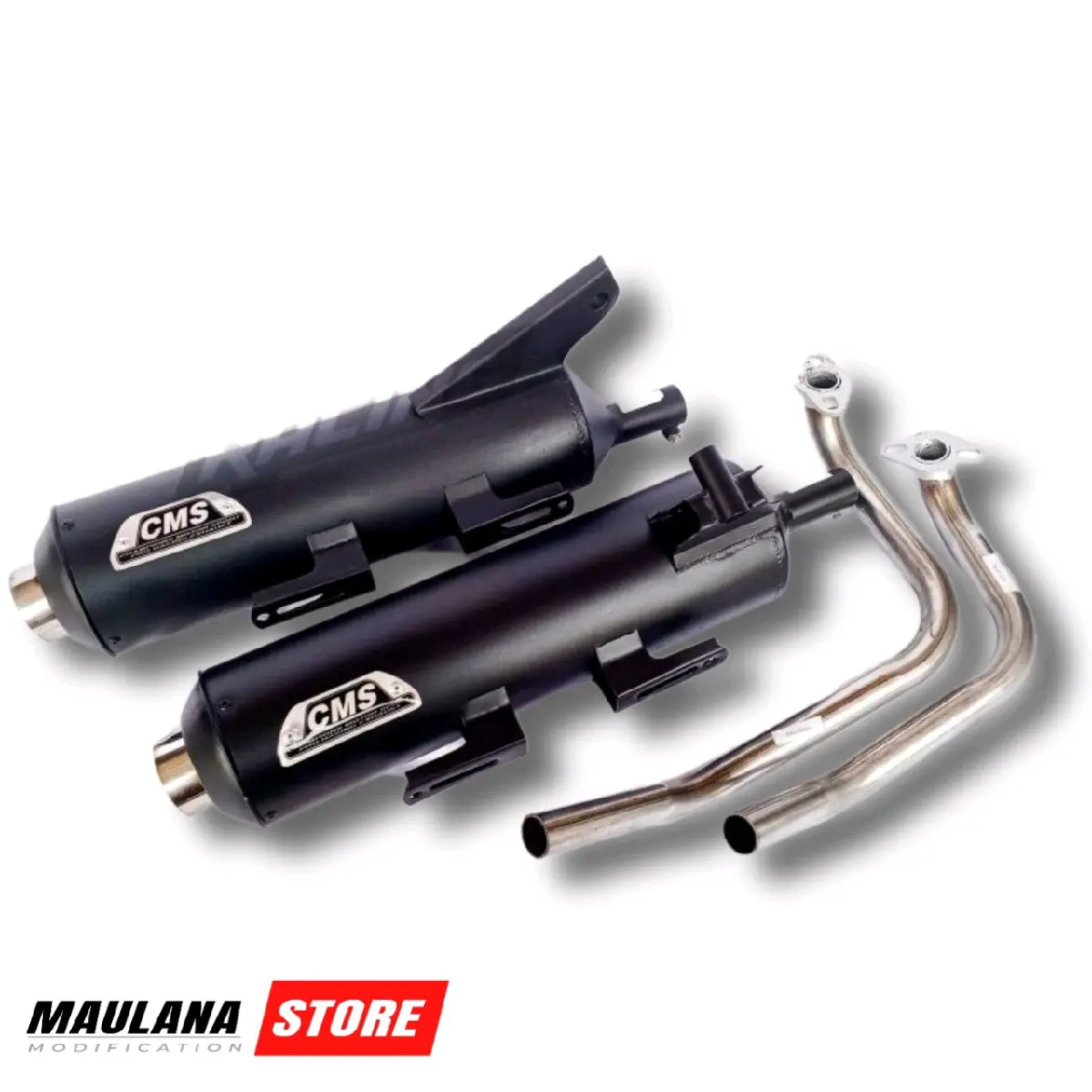 kNALPOT COPY CMS STANDAR RACING BESI SUARA ADEM NGEBAS UNTUK MOTOR BEAT SCOOPY MIO VARIO Karbu