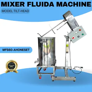 Mixer Fluida Cairan Kimia Luquid Vapor Surfaktan Serum Kapasitas 60 Liter Include Bak Tangki Stainless Food Grade