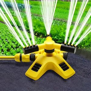 Aspersor de jardín con cabezal giratorio de 180°, sistema de riego automático, cobertura amplia, instalación fácil, no requiere energía eléctrica, ideal para regar césped y jardín
