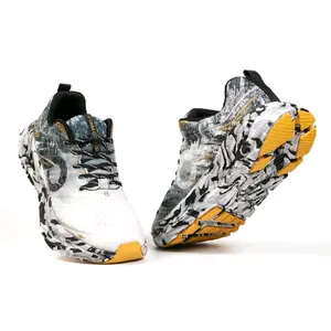 AWAKE Sepatu Olahraga Running Cowok Cewek Lari Monnlight Grey Outdoor Dengan Desain Nyaman Dan Tahan Lama