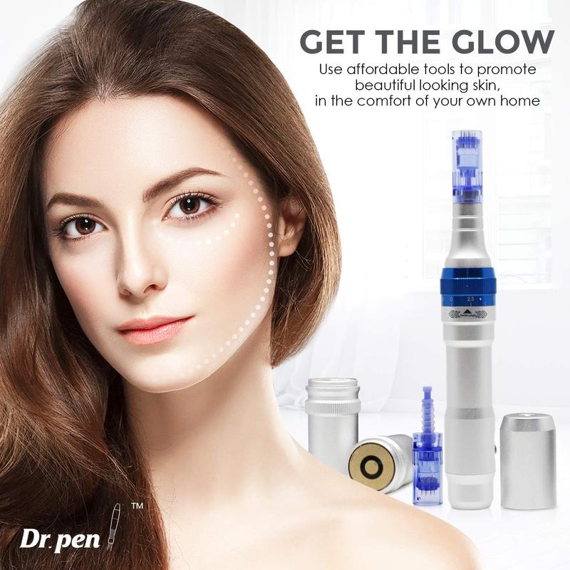 Bút Microneedle Không Dây Dr.Pen A6, Bút Làm Đẹp Da Chuyên Nghiệp, Cho Mặt, Cơ Thể Và Râu, Bộ Chăm Sóc Da Cho Mặt Và Cơ Thể, Với 5 Chiếc Kim Nano, Dụng Cụ Chăm Sóc Da 9