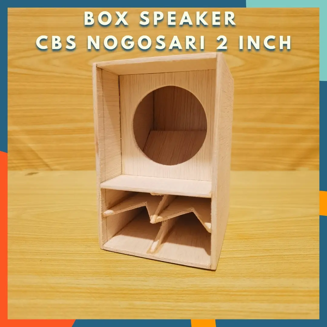 BOX SPEAKER CBS NOGOSARI 2 INCH SINGLE BOK MINIATUR SOUND BREWOG AUDIO