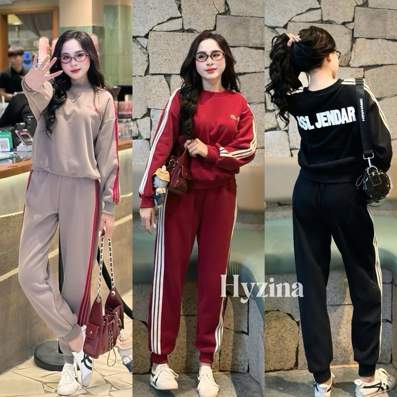 Set Bộ Quần Áo, Hoạ Tiết Chữ Jsl Cho Nữ, Chất Liệu Nỉ 2 Da, Set Đồ Nữ Đẹp, Bộ Nỉ Thu Đông Nữ, Set Đồ Nữ Mùa Đông