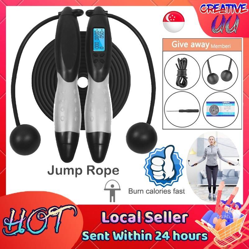 【SG Ready Stock】 Digital Jump Rope Smart Electronic Calorie Counter ...