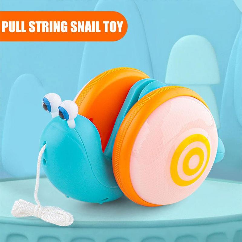 Đồ Chơi Ốc Sên Có Dây Kéo, Dây Kéo Ốc Sên, Có Thể Bò, Âm Nhạc, Xếp Hình 7