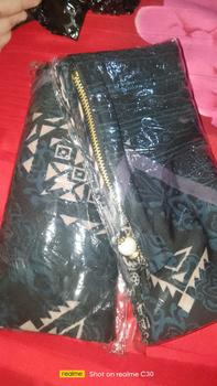 Product Review of | Bisa COD | hijab segi empat resleting ziper motif / kerudung Ziper motif / Kerudung instan Voal Muslim Segiempat from S** W**N 0