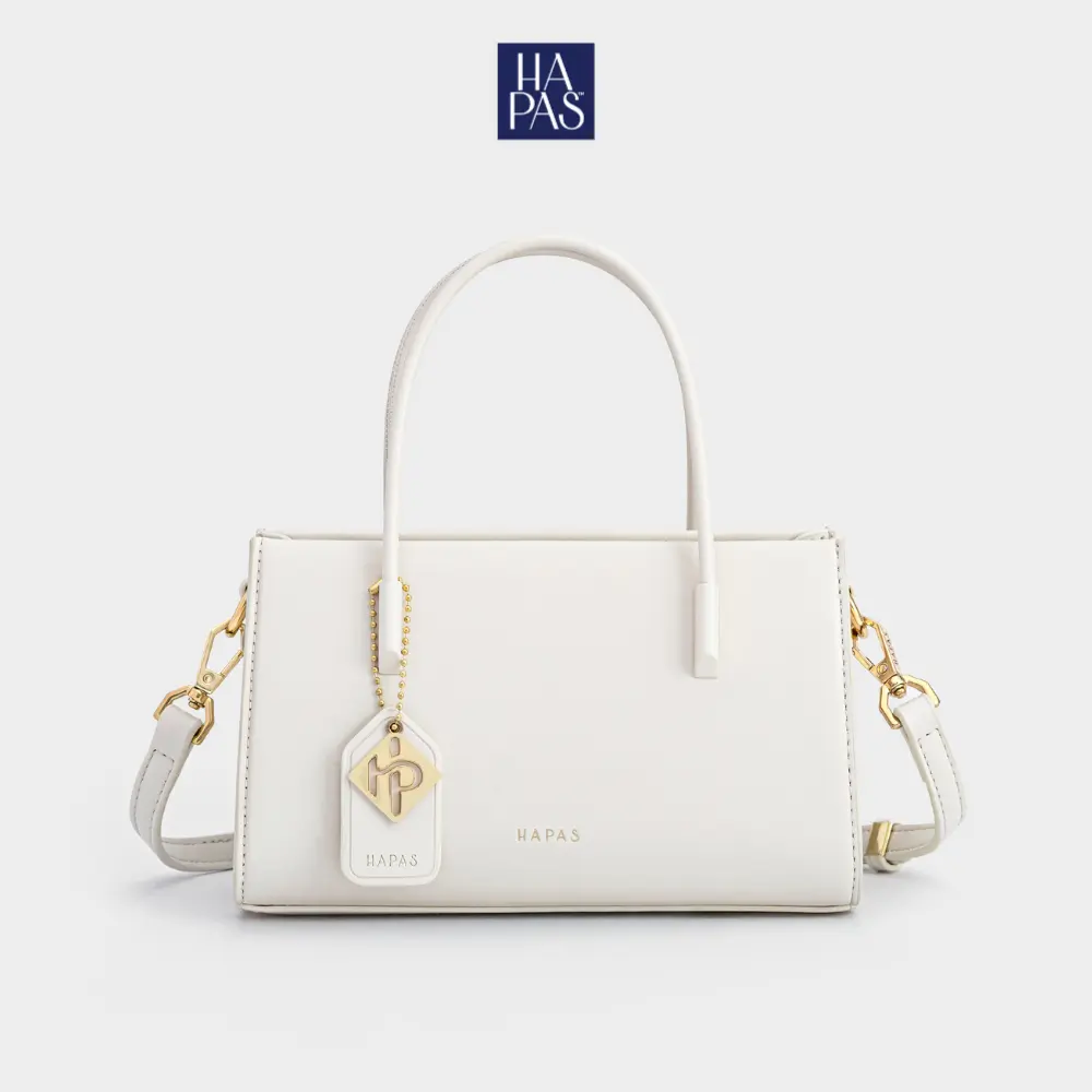 [ƯU ĐÃI GIÁ SỐC] Túi Xách Nữ HAPAS Chính Hãng La Muse Phủ Màu Tag Vuông Sang Trọng Size 21 - TXT221226 Bag Lady