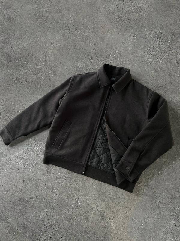   MỞ BÁN KÉO SỐ  - IMP - 001 Jacket -| Áo khoác dạ len form Regular lót chần bông quả trám IMPERFECT 