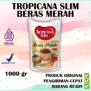 Nasi Beras Merah Organik Tropicana Slim 1kg