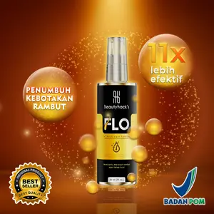 FLO Hair Tonic Penumbuh Rambut Botak Cepat Vitamin Merangsang Pertumbuhan Rambut Mengurangi Kerontokan Aman BPOM tonik hairtonic hairtonik