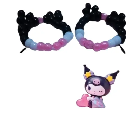 Cincin Karakter Manik Sanrio/Model Lucu (Serial Number) Aksesoris Rings
