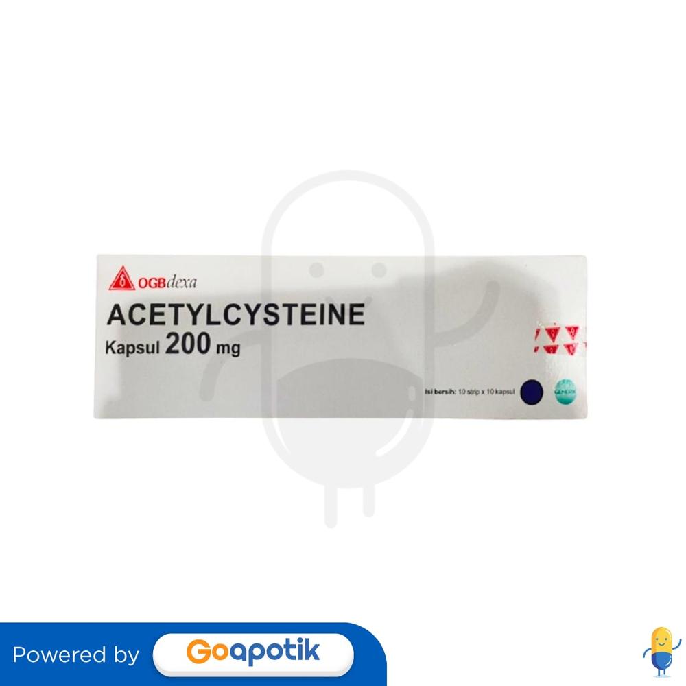 ACETYLCYSTEINE OGB DEXA MEDICA 200 MG BOX 100 KAPSUL