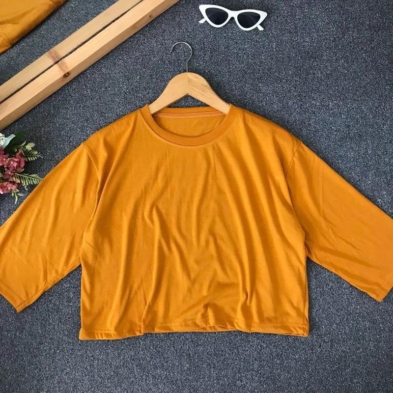 Product Introduction of Kaos Crop Oversize dan Sport, Model Terbaru Atasan Wanita 7