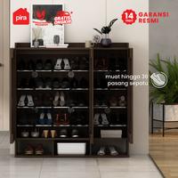 Gambar PIRA -  GYO SR Rak Sepatu / Lemari Sepatu / Rak Sepatu Susun Tertutup - GYO SR80 BW dari PIRA Kab. Gresik 4 Tokopedia