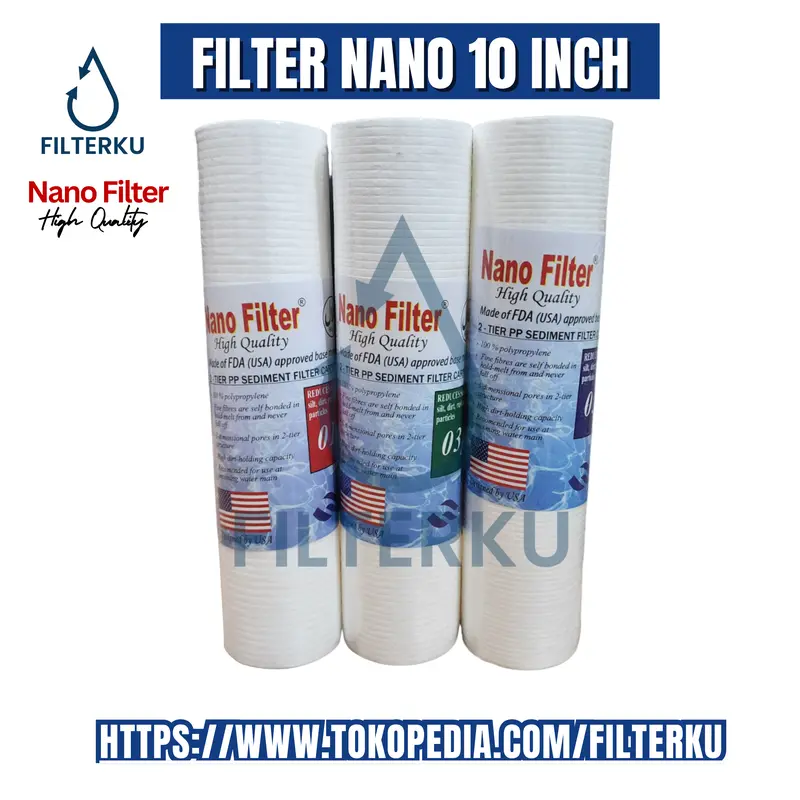 Nanotech Filter 10"  Filter Sediment Water Treatment 0